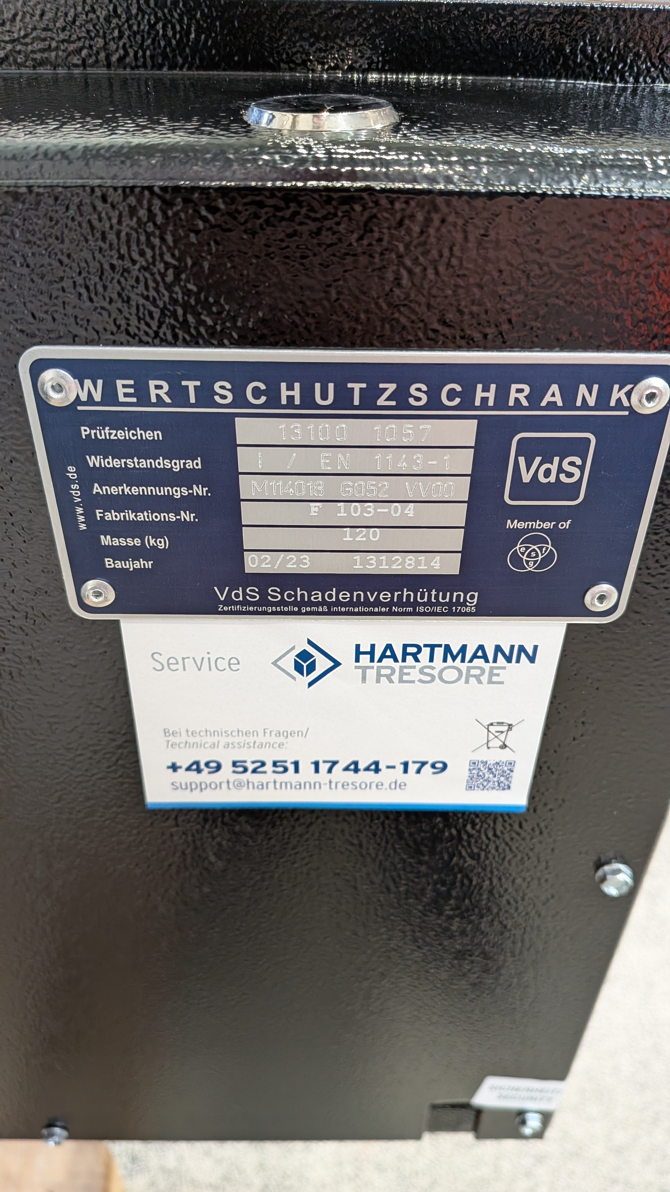 F 103-04 Wertschutztresor