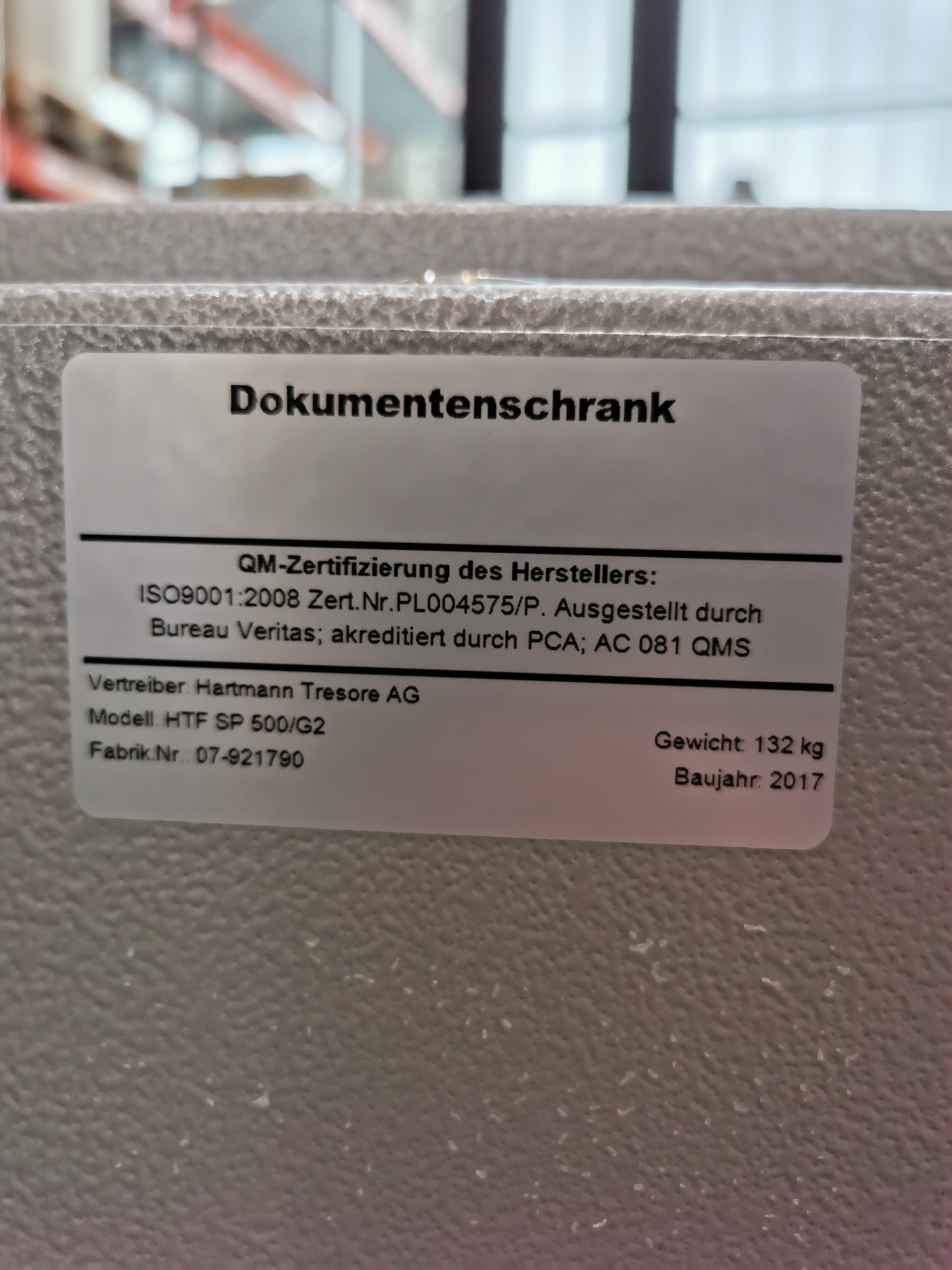 HTF SP 500/G2 DWeißaluminiumS