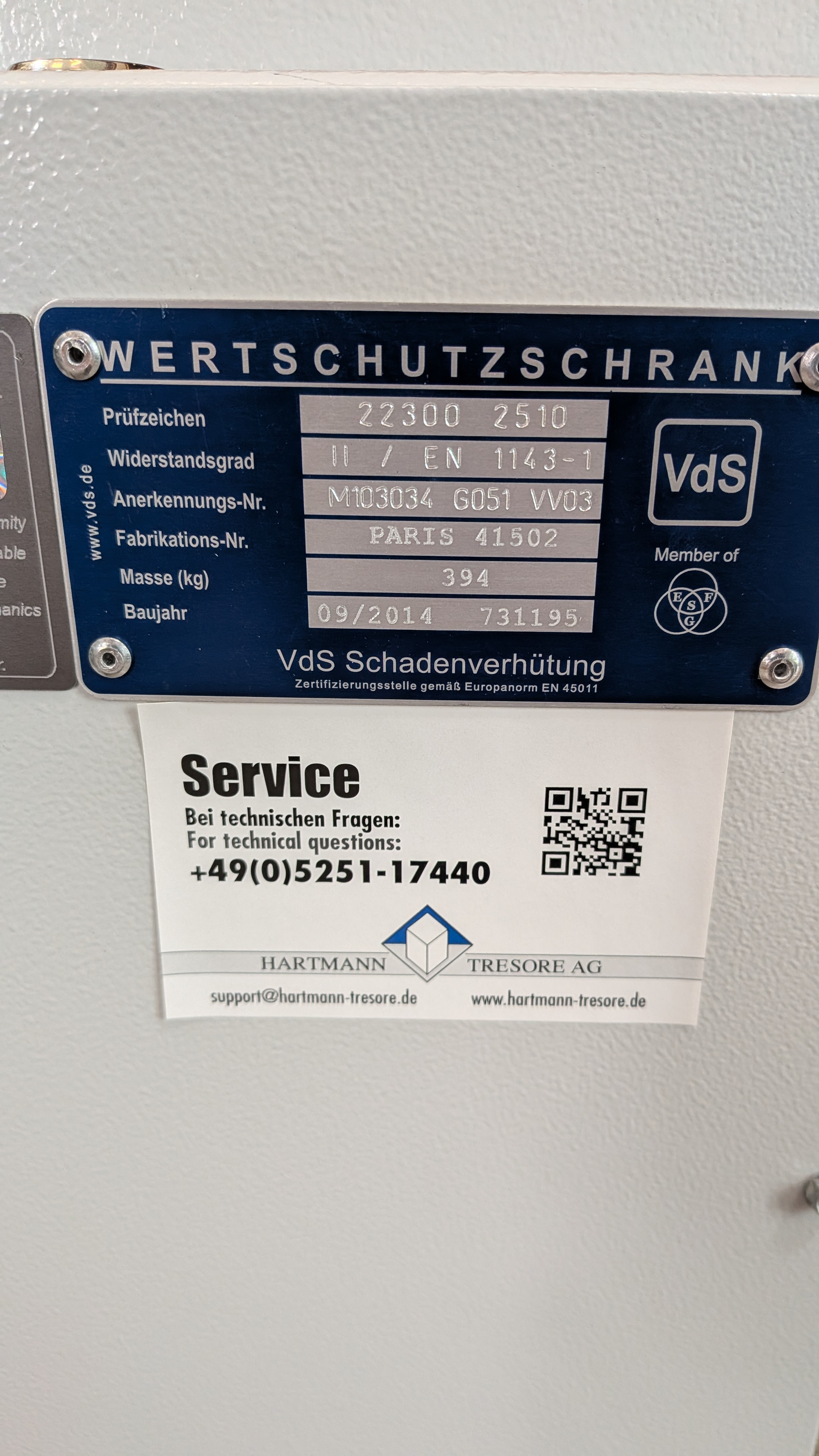 HTII 200-04 Wertschutztresor
