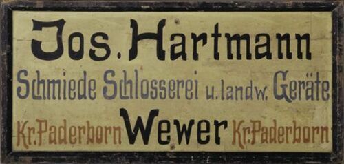 Firmenschild